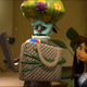 A screenshot from Psychonauts 2 shows Milla and Dr. Loboto having a conversation.